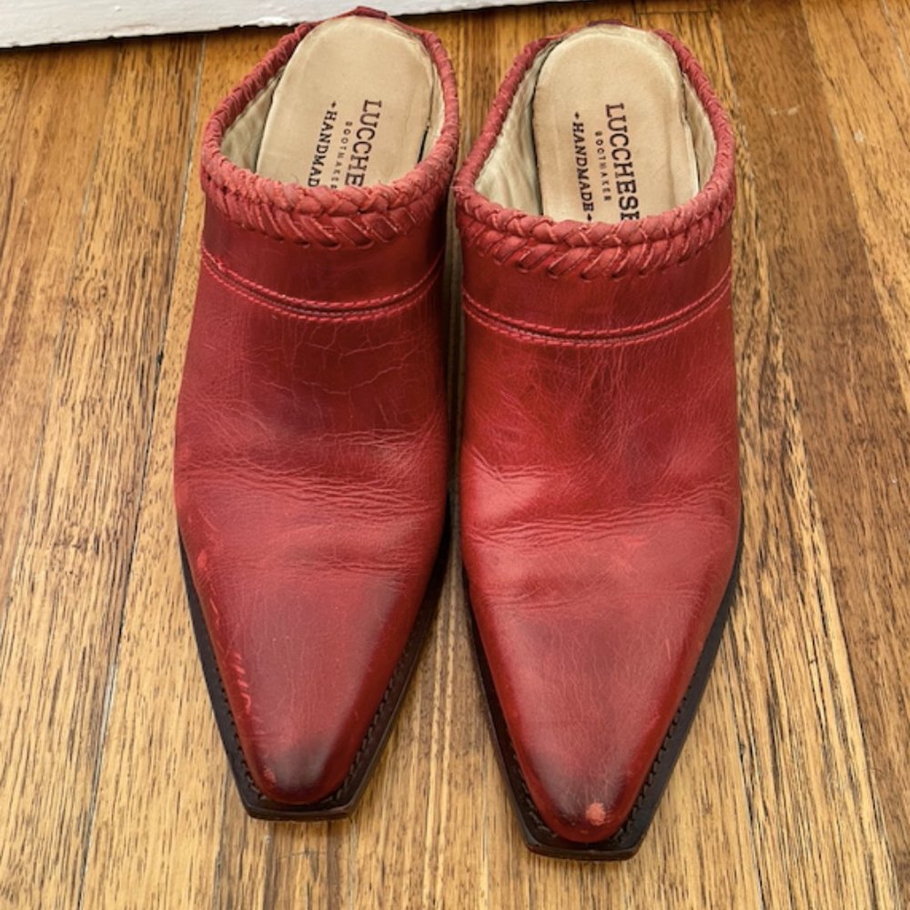 Lucchese Charlie 1 Red Boots